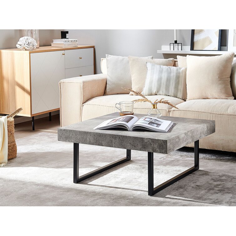 White sled deals coffee table